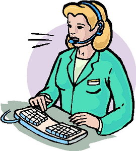 Cliparts Communicatie Telefoon Vrouwelijke Telefoniste