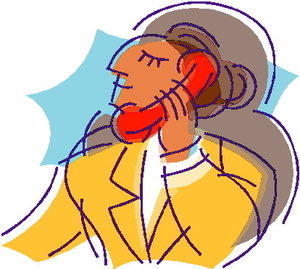 Cliparts Communicatie Telefoon Man Aan Het Telefoneren