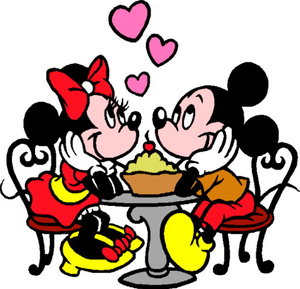 Cliparts Disney Minnie mouse Mickey En Minnie Mouse Verliefd