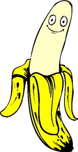 Cliparts Eten en drinken Bananen 