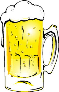 Cliparts Eten en drinken Bier Proost Bier
