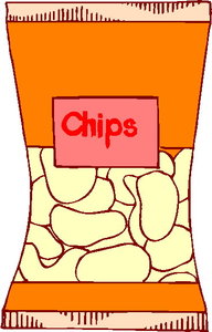 Cliparts Eten en drinken Chips 