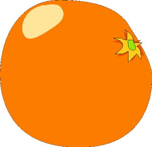 Cliparts Eten en drinken Sinaasappels Sinaasappel