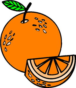 Cliparts Eten en drinken Sinaasappels 