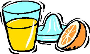 Cliparts Eten en drinken Vruchtensap 