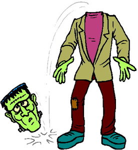 Cliparts Fantasie Frankenstein 