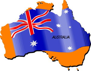 Cliparts Geografie Australie 