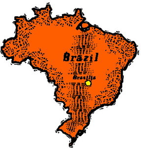 Cliparts Geografie Brazilie 