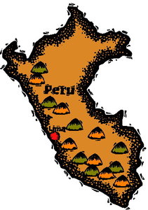 Cliparts Geografie Peru 