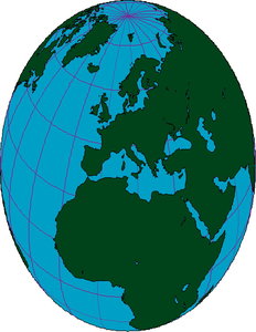 Cliparts Geografie Wereldbollen 