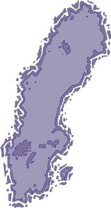 Cliparts Geografie Zweden 