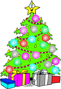Cliparts Kerstmis Kerst bomen Kerstboom