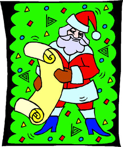 Cliparts Kerstmis Kerst kleurig 