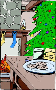 Cliparts Kerstmis Kerst voedsel 