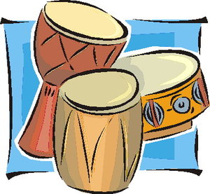 Muziek Cliparts Bongo Trommels