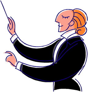 Muziek Dirigent Cliparts 