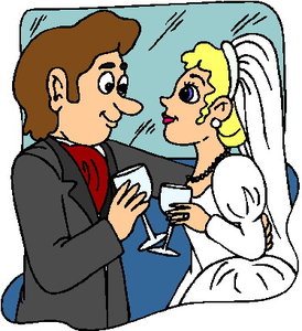 Cliparts Speciale dagen Huwelijk Trouwen Bruiloft Proost