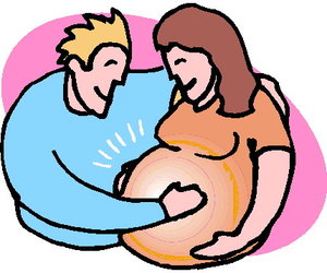 Cliparts Speciale dagen Zwanger In Verwachting Moeder Mama Ouders Baby Ongeborene