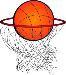 Sport Cliparts Basketbal Basketbal Door Het Net
