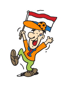 Sport Cliparts Ek voetbal Hup Holland Nederlands Elftal Oranje Supporter