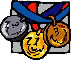 Sport Cliparts Medailles Medailles Brons Zilver Goud