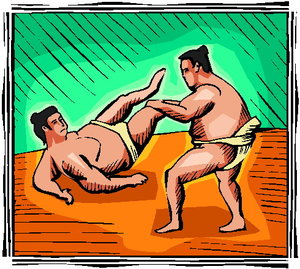 Sport Cliparts Sumo worstelaars 