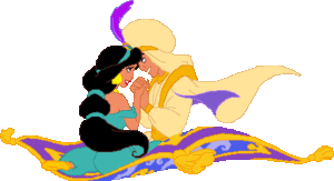 Disney plaatjes Aladin Aladdin Op Het Vliegende Kleed Tapijtje