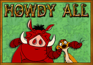 De leeuwenkoning Disney plaatjes Timon En Pumba Howdy All Leeuwenkoning