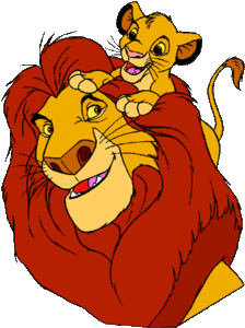 De leeuwenkoning Disney plaatjes Mufasa En Simba Leeuwenkoning Gifplaatje