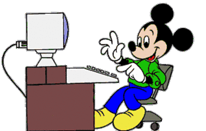Disney plaatjes Mickey en minnie mouse Mickey Mousse Achter De Computer