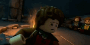 Games Lego the lord of the rings Frodo Wordt Aangevallen Door De Ring Geesten