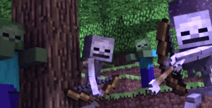 Games Minecraft Zombie En Skeleton