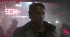 Arnold Schwarzenegger GIF. Bioscoop Bang Gifs Filmsterren Arnold schwarzenegger Jong Kassier Terminator 3 Arnold swatchernegger 