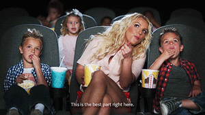 Britney Spears GIF. Bioscoop Artiesten Britney spears Gifs Best Beste deel Popcorn 