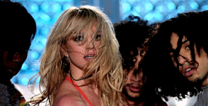 Britney Spears GIF. Artiesten Britney spears Makeup Britney Gifs Mtv Vmas 2008 Grappig gezicht 