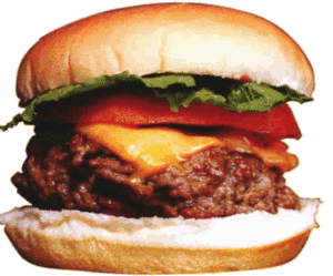 Hamburger GIF. Eten en drinken Voedsel Gifs Hamburger Golvend Cheeseburger Eten &amp;amp; drinken 
