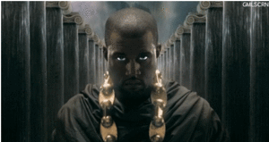 Kanye West GIF. Artiesten Gifs Kanye west Filmsterren Seth rogen Gebonden 2 Gebonden 3 