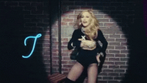 Madonna GIF. Boos Artiesten Madonna Gifs Stoppen Hou je mond 