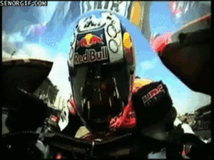 Red Bull GIF. Botsing Eten en drinken Gifs Red bull Motorfiets Mislukken 