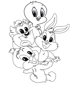 Baby Looney Tunes Kleurplaat. Kleurplaten Baby looney tunes Disney kleurplaten 
