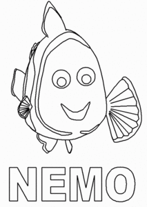 Finding Nemo Kleurplaat. Finding nemo Kleurplaten Disney kleurplaten 
