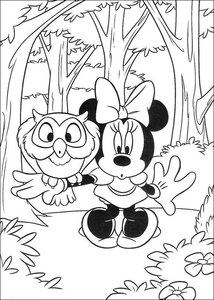 Minnie Mouse Kleurplaat. Minnie mouse Kleurplaten Disney kleurplaten 