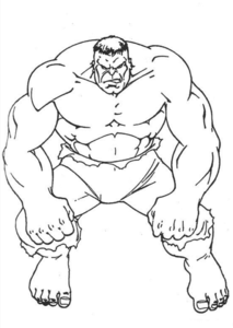 Hulk Kleurplaat. Kleurplaten Superhelden kleurplaten Hulk 