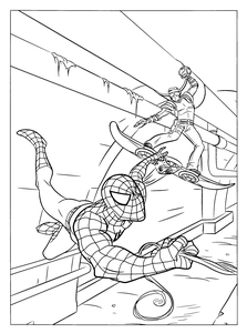 Spiderman 3 Kleurplaat. Kleurplaten Superhelden kleurplaten Spiderman 3 
