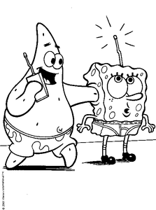 Spongebob Kleurplaat. Spongebob Kleurplaten Tv series kleurplaten 