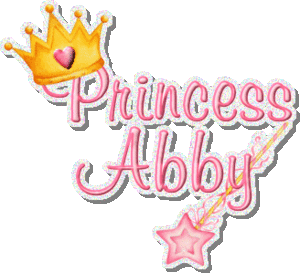 Abby Naamanimaties Een Kroon Met Erin Een Hart, Die Princess Abby Laat Zien