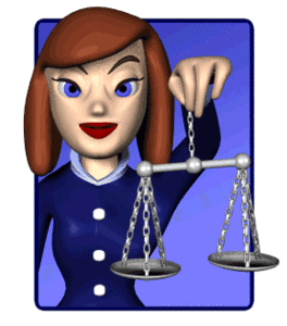 Plaatjes Advocaat Vrouwe Justitia Bewegend