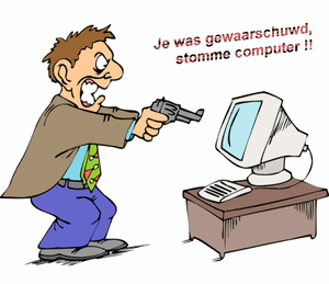 Plaatjes Agressief Computer Moordenaar