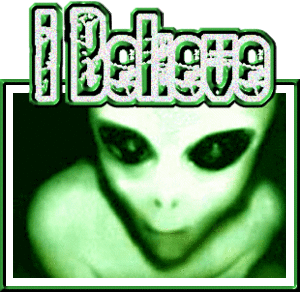 Aliens Plaatjes Alien I Believe Met Glitter