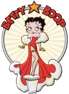 Plaatjes Betty boop Betty Boop In Rode Jurk